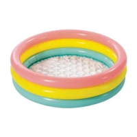 Piscină gonflabilă pentru copii Sunset Glow cu bază gonflabilă, 86×25 cm, 56 L, 1-3 ani, Intex 5892