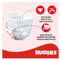 Huggies Little Movers Scutece chilotel №3, 7-11kg, pentru baietei 58 buc - thumbs image 3