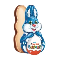 Kinder Шоколадный зайчик с сюрпризами Surprise Easter, синий, 75 г - thumbs image 2
