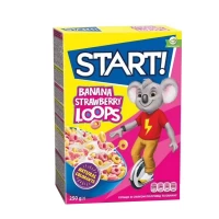 Start! Inele cu aromă de căpșuni și banane, 250g - thumbs image 1