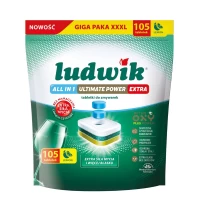 Таблетки для посуд.машин New Ludwik All in one Ultimate Power Extra (105 шт) Лимон