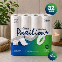 Туалетная бумага двухслойная Papilion Classic 32 рулона - thumbs image 2