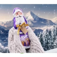 Milka Ciocolata figurata cu lapte în formă de Moș Nicolae 90 g - thumbs image 2
