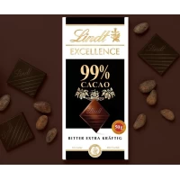 Lindt Excellence Темный шоколад с 99% какао 50 г - thumbs image 2