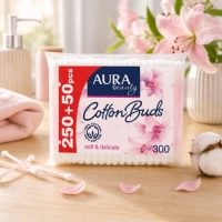 Ватные палочки Aura Eco 250+50 шт - thumbs image 2