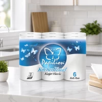 Кухонные бумажные полотенца Papilion, 6 рулонов - thumbs image 2