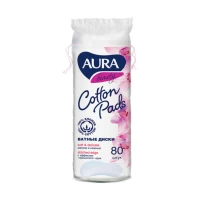 Ватные диски Aura 80 шт