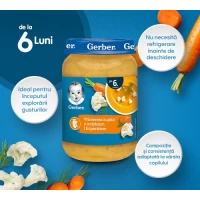 Gerber Piure de supa de legume cu curcan 190g - thumbs image 2