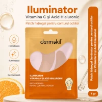 Dermokil Patci hidrogel iluminator pentru ochi cu vitamina C 7 gr - thumbs image 2