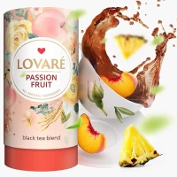 Lovare Ceai 80g verde chinezesc Passion Fruit, soursop (graviola) si petale de flori de galbenele - thumbs image 3
