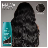 Тонирующий бальзам для волос Acme Color Malva Color Ton 1.0 Чёрный кофе, 180 мл - thumbs image 2