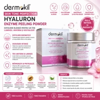 Dermokil Pudra de peeling cu enzime hialuron 50 ml - thumbs image 2