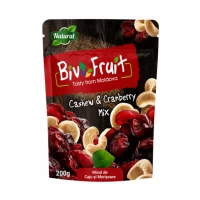 Bivo Fruit Смесь кешью и клюквы 200г
