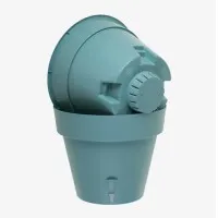 Горшок Latina с системой полива 3,7 л нефрит - thumbs image 2