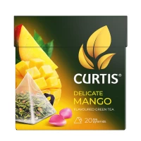 Чай зеленый Curtis Delicate Mango Green Tea 20 пирамидки