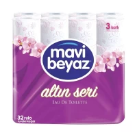 Mavi Beyaz Золотая Серия Туалетная бумага 32 рул 3 слоя ароматизированная