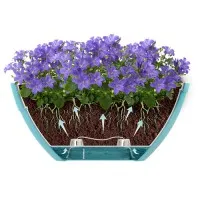 Горшок Calipso 2 л Фиолетово-белый - thumbs image 2