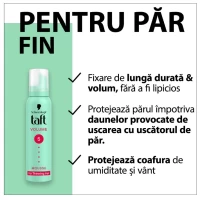 Taft Spuma modelatoare 200ml Volume Mega Strong - thumbs image 3