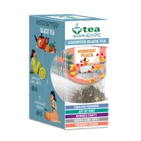 Tea Moments asorti ceai negru 5 gusturi, 15x2,2g
