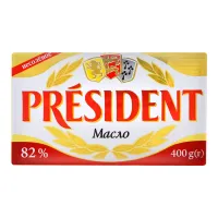 Unt de vaca President 82% 400g