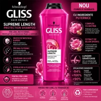 Gliss Supreme Length Sampon pentru par lung predispus la deteriorare, 400 ml - thumbs image 2