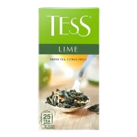 Tess Чай в пакетиках зеленый Lime c цедрой цитрусовых, 25 шт - thumbs image 1