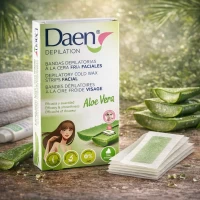 Daen Benzi depilatoare pentru fata Aloe 16 buc - thumbs image 2