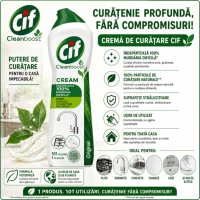 Cif универсальный чистящий крем для кухни, для плит и стеклокерамики 500 мл Оригинальный - thumbs image 2