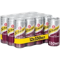 Schweppes Bautura carbogazoasa 0,33l Pomegranate can - thumbs image 2