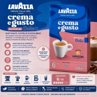 Кофе натуральный жареный молотый Dolce Crema e Gusto Lavazza в/у 250г - thumbs image 2