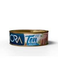 Ton ORA, Natural, Bucati, In ulei, 160 g