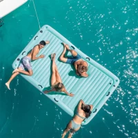 Saltea gonflabila pentru apa Water Lounge, 310×183×18 cm, max. 400 kg, Intex (56289) - thumbs image 2