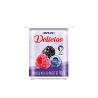 Йогурт Danone Delicious ягодный, 125 г.