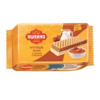 Napolitane Iaskino umplutura cu lapte condensat 200gr