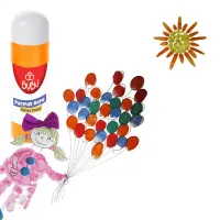 Vopsea orange pentru pictura cu degetele, 250 ml - thumbs image 2