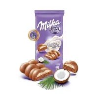Шоколад молочный пористый Milka Bubbles 92г - thumbs image 2