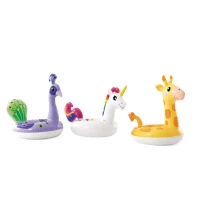 Colac gonflabil de inot cu design animal, 3 modele, 3–6 ani, Intex (59221) - thumbs image 2