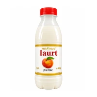 Milk Mark Iaurt cu gust de Piersic 1,5%, 450g Sticla