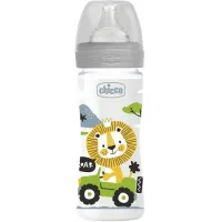 Chicco Biberon din plastic tetina din silicon 250 ml Unisex - thumbs image 2