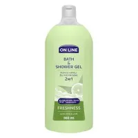 On Line Spuma baie si gel dus 2in1 980ml Freshness