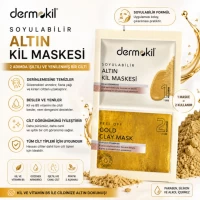 Dermokil Masca de argila aurie peel-off 2x7,5ml - thumbs image 2