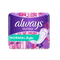 Always Absorbante zilnice Dailies Normal To Go, 20 bucati
