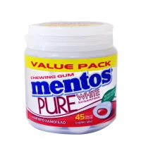 Mentos Pure Frash Guma de mestecat 90g cu gust de visina