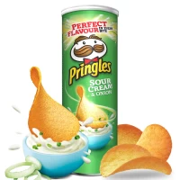 Pringles Chipsuri Sour Cream & Onion 165 gr - thumbs image 2