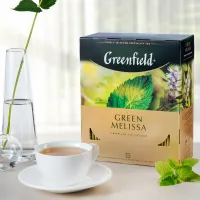 Greenfield Ceai Green Melissa 100p х 1,5g - thumbs image 2