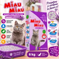 Miau Miau Asternut igienic pentru pisici Levantica 6kg - thumbs image 2