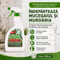 San Clean Solutie pentru inlaturarea mucegaiului si murdariei 750 ml - thumbs image 2