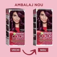 Стойкая краска для волос с аммиаком Garnier Color Sensation 3.16 Deep Amethyst - thumbs image 2