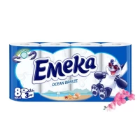 Emeka Hartie igienica, 3 straturi, 8 role Ocean Breeze