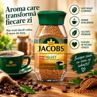 Jacobs Velvet Cafea solubila sublimata 190 g - thumbs image 3